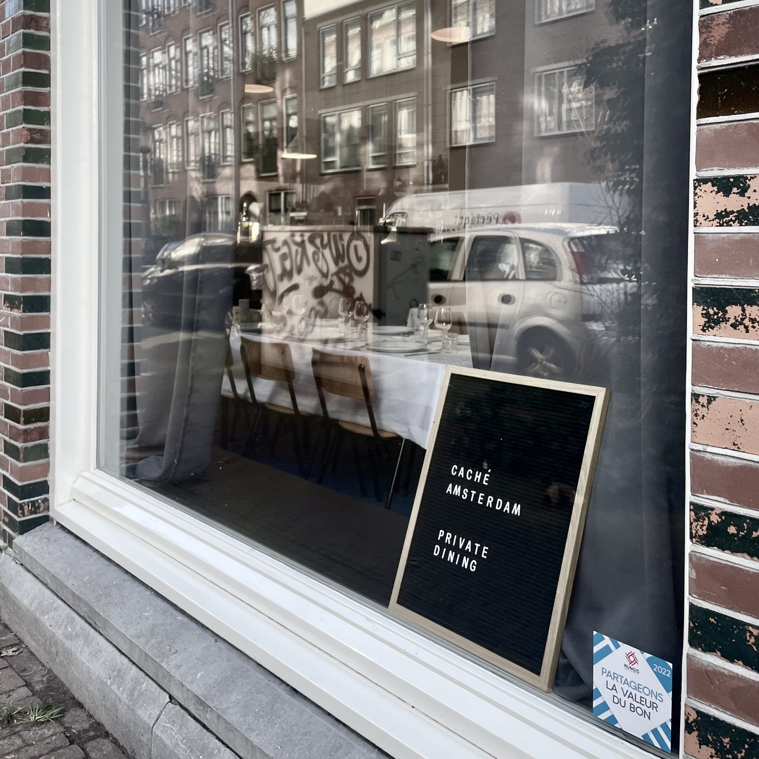 CACHÉ private dining - buitenkant van het pand CACHÉ private dining - buitenkant van het pand